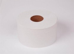 Toaletný papier, T2 systém, 2-vrstvový, priemer: 19 cm, TORK "Mini Jumbo", biela