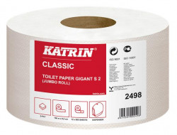 Toaletný papier, 2-vrstvový, maxi, 100 m, KATRIN "Classic Gigant S2", biela