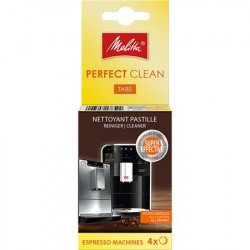 Čistiace tablety, pre automatické kávovary, 4 x 1,8 g, MELITTA "Perfect Clean"
