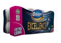Toaletný papier, 3-vrstvový, 16 kotúčov, "Ooops! Excellence"