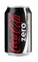 COCA COLA "Coca Cola Zero", 0,33 l, PLECH