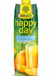 Ovocná šťava, 100%, 1l, RAUCH "Happy day", mild pomaranč s vitamínom C