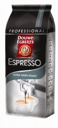 Káva, pražená, zrnková, tmavé praženie, 1000 g, DOUWE EGBERTS "Espresso" 