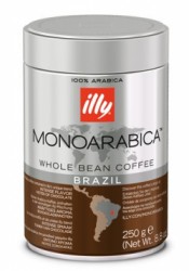 Káva, pražená, zrnková, 250 g,  ILLY, „Brasile”