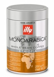 Káva, pražená, zrnková, 250 g,  ILLY, „Etiopia”