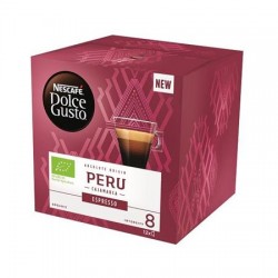 Kávové kapsule, 12 ks, NESCAFÉ "Dolce Gusto Espresso Peru"