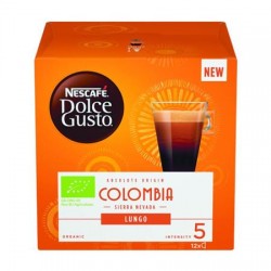 Kávové kapsuly, 12 ks, NESCAFÉ "Dolce Gusto Lungo Colombia"