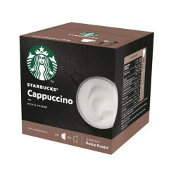 Kávové kapsule, 12 ks, STARBUCKS by Dolce Gusto®, "Cappuccino"