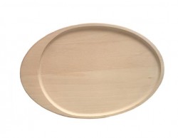 Drevený tanier, oválny, 30 cm