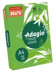 Kopírovací papier, farebný, A4, 80 g, REY "Adagio", intenzívna zelená