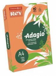 Kopírovací papier, farebný, A4, 80 g, REY "Adagio", neón mandarínka