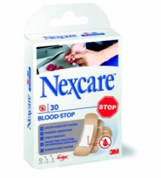 Náplaste na zastavenie krvácania "Nexcare Blood-Stop", 30 ks/bal