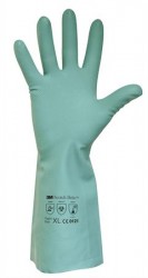 Ochranné rukavice, veľkosť 10, zelené