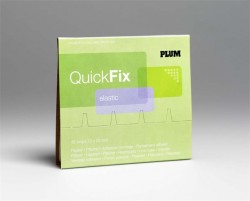 Náhradné náplaste "Quick Fix", pružné textilné, 45 ks, PLUM