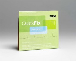 Náhradné náplaste "Quick Fix", 45 ks, s modrými kovovými vláknami, PLUM