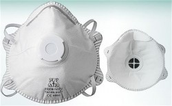 Časticový respirátor, s ventilom,  "Supair 23206"