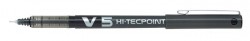 Roller, 0,3 mm, ostrý hrot, s vrchnákom, PILOT "Hi-Tecpoint V5", čierna