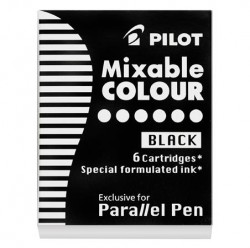 Náplň do plniacich, PILOT "Parallel Pen", čierna