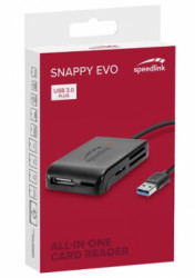 Čítačka pamäťových kariet, USB 3.0 pripojenie, SPEEDLINK "Snappy Evo"