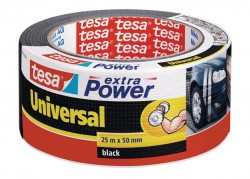 Textilná páska, 50 mm x 25 m, TESA "extra Power", čierna