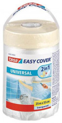 Zakrývacia fólia s maskovacou páskou, 0,55 x 25 m, TESA "Easy Cover Universal"