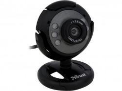 Webkamera, so vstavaným mikrofónom, LED podsvietenie, TRUST "SpotLight Pro", čierna