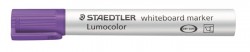 Popisovač na tabule a flipchartové tabule, zrezaný hrot, STAEDTLER "Lumocolor 351 B", fialový