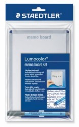 Odkazová tabuľa, samolepiaca, popisovateľná, 21x14,8 cm, STAEDTLER "Lumocolor Memo Board 642 MB"