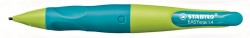 Mikroceruzka, 1,4 mm, pre pravákov, STABILO "EasyErgo Start", neónová zelená/modrá