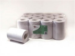 Papierové utierky, kotúčové, 2-vrstvové, LUCART "Eco CF 14", biela