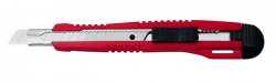 Univerzálny odlamovací nôž, 9 mm, WEDO "Standard", červená