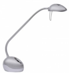 Stolová lampa, LED, 3-5,5 W, ALBA "LedX", sivá