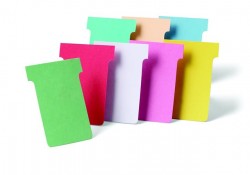 T-karty k plánovacím tabuliam, veľkosť 2, NOBO, biely