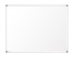 Biela tabua, smaltovan, magnetick, 45x60 cm, hlinkov rm, NOBO