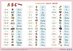 Podložka na stôl, obojstranná, A3, STIEFEL "A magyar ábécé betűi/Maďarská abeceda" - výrobok v MJ