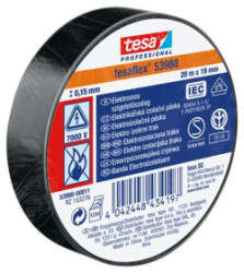 Izolaèná páska, 19 mm x 20 m, TESA "Professional", èierna