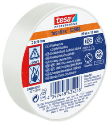Izolaèná páska, 19 mm x 20 m, TESA "Professional", biela