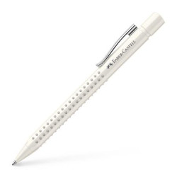 Gukov pero, 0,7 mm, stlac mechanizmus, telo pera: biela, FABER-CASTELLG 