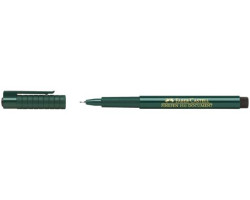 Liner, 0,4 mm, FABER-CASTELL "Finepen 1511", ierny