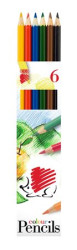 Farebn ceruzky, eshrann, ICO "Jeko", 6 farieb