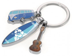 Kľúčenka, s 3 charm ozdobami, TROIKA "Surfmate"