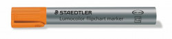 Popisovač na flipchart, 2 mm, kužeľový hrot, STAEDTLER "Lumocolor 356", oranžová