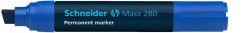Permanentn popisova, 4-12 mm, zrezan hrot, SCHNEIDER "Maxx 280", modr