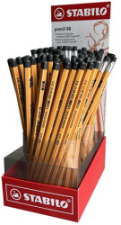 Grafitov ceruzka, displej, HB, eshrann, STABILO "Pencil 88"