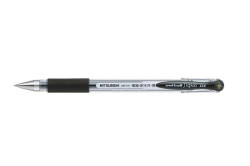 Glov pero, 0,38 mm, s vrchnkom, UNI "UM-151 Signo DX", ierne