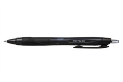 Gukov pero, 0,3 mm, stlac mechanizmus, ierne telo, UNI "SXN-157S Jetstream Sport", ierne