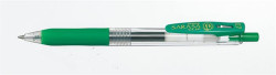Glov pero, 0,33 mm, stlac mechanizzmus, ZEBRA "Sarasa Clip", zelen