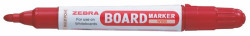 Popisova na tabule, 2,6 mm, kueov hrot, ZEBRA "Board Marker", erven