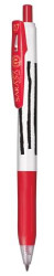Glov pero, 0,33 mm, stlac mechanizmus, pruhovan telo, ZEBRA "Sarasa Clip", erven