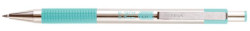 Gukov pero, 0,24 mm, stlac mechanizmus, nerezov oce, farba tela: pastelov zelen, ZEBRA 